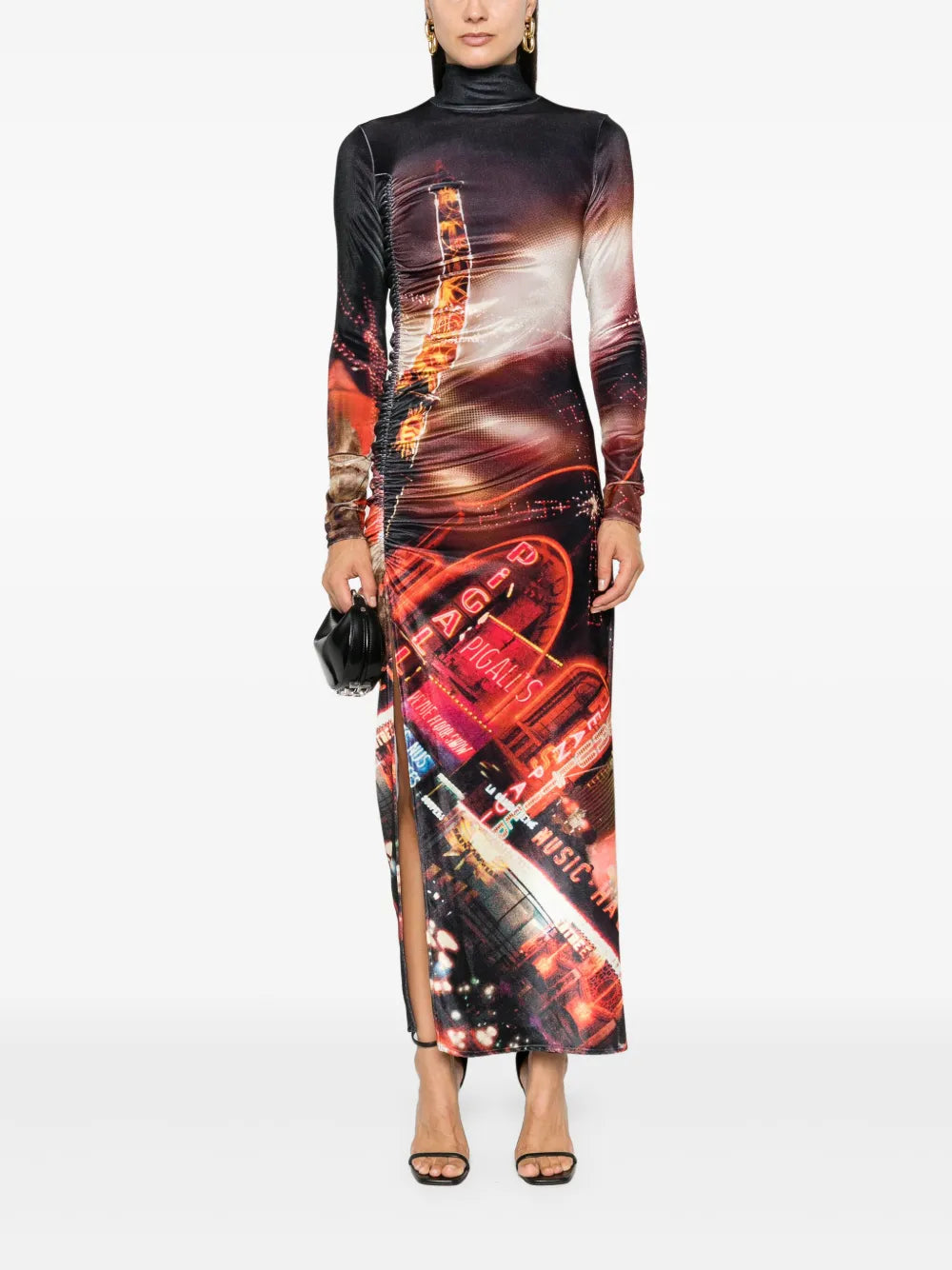 Pigalle Velvet Maxi Dress