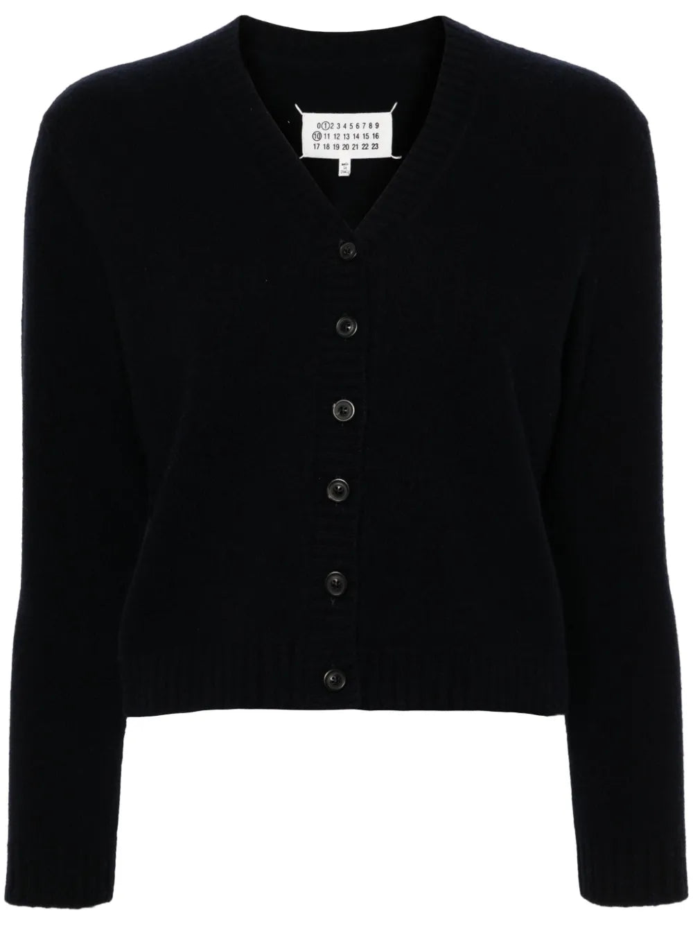 V-Neck Wool Cardigan