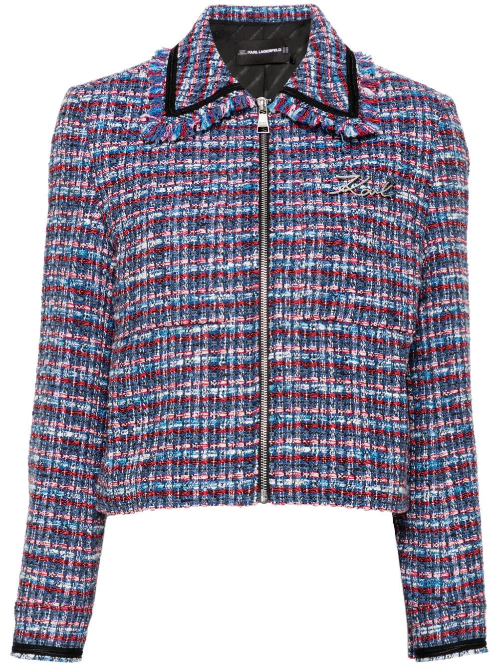 Bouclé Cropped Jacket
