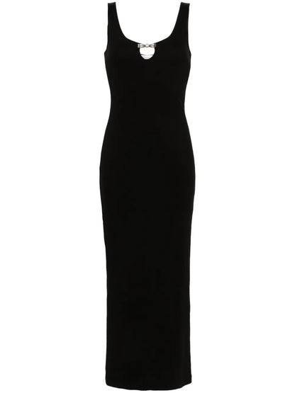 Bow-Detailed Maxi Dress