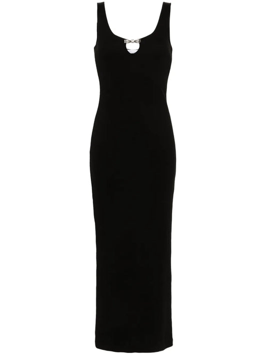 Bow-Detailed Maxi Dress