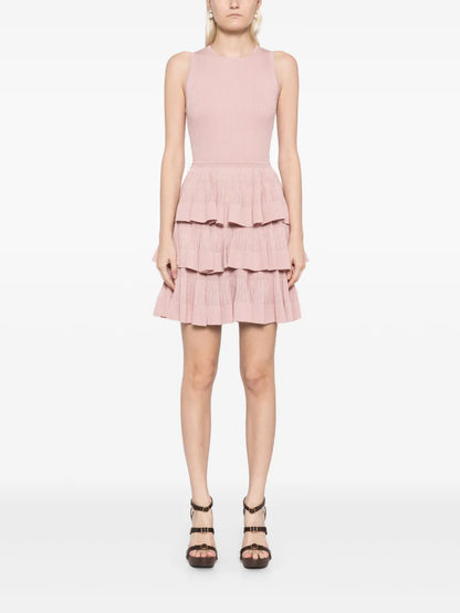 Illustration Ruffled Dress