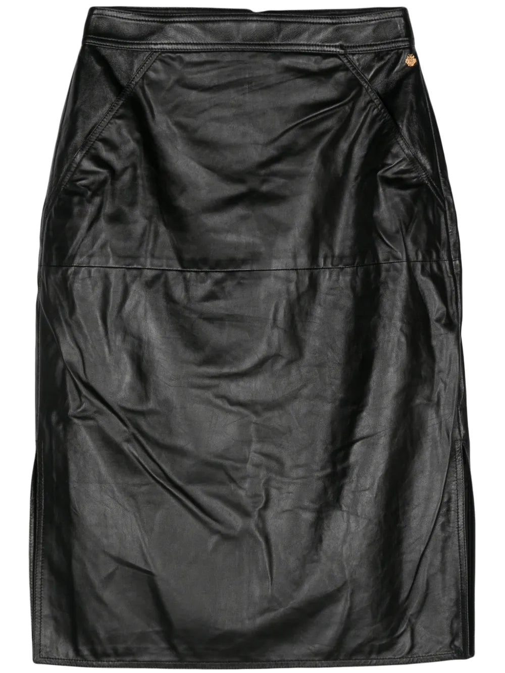 Leather Midi Skirt