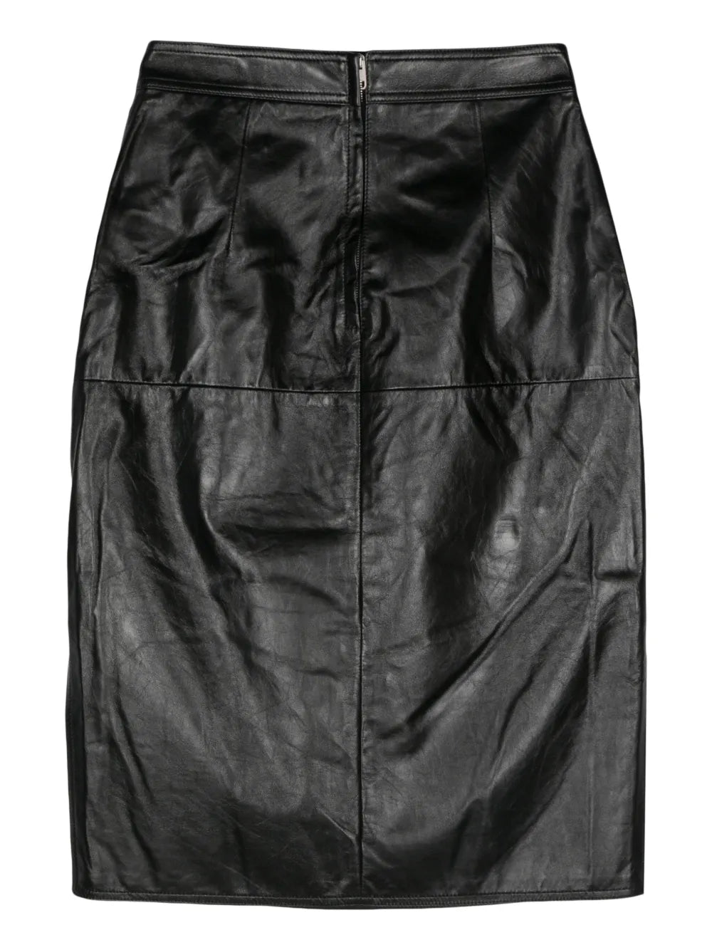 Leather Midi Skirt