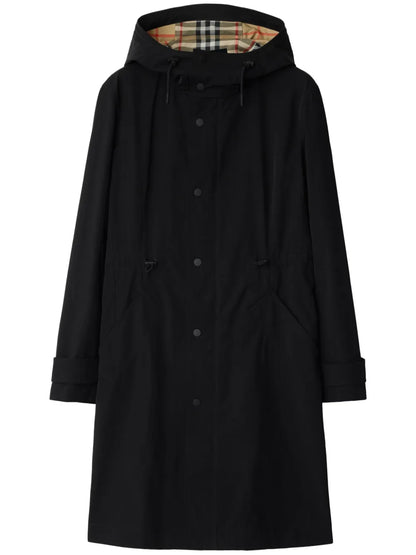 Button-Up Recycled Nylon Parka