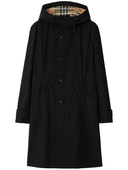 Button-Up Recycled Nylon Parka