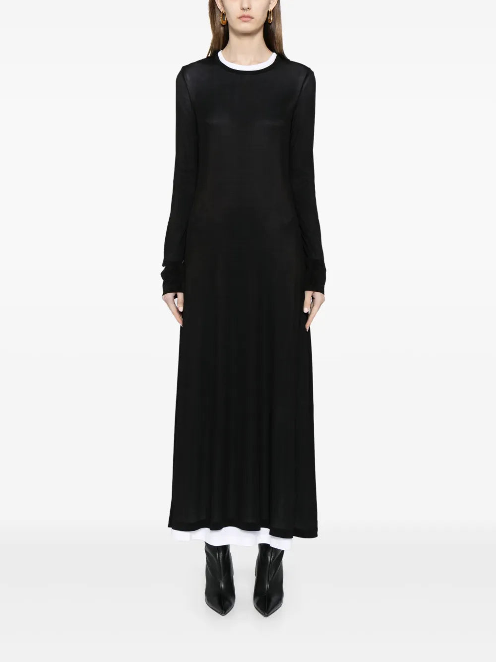 Double-Layer Maxi Dress