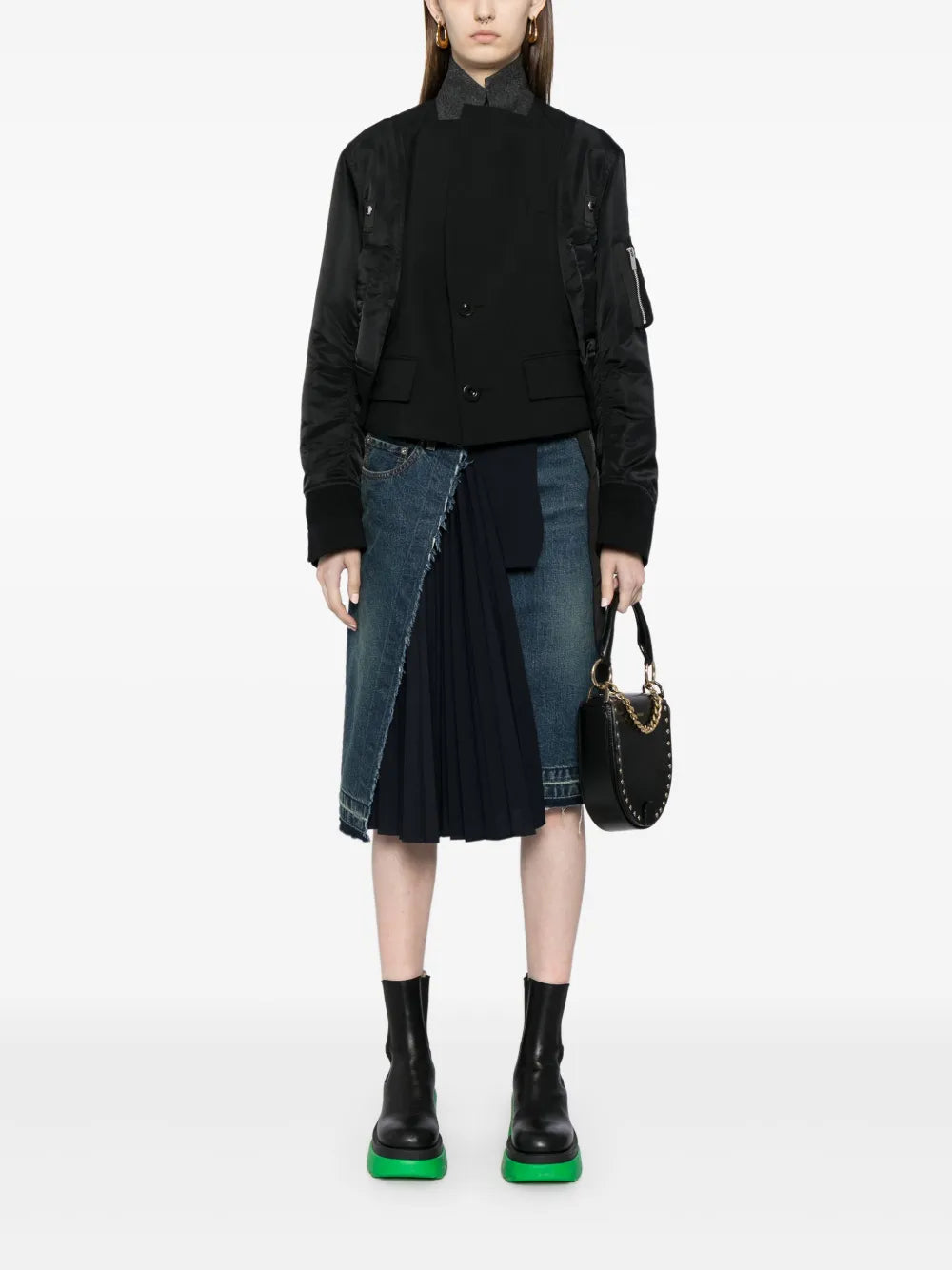 Panelled Bomber Jacket