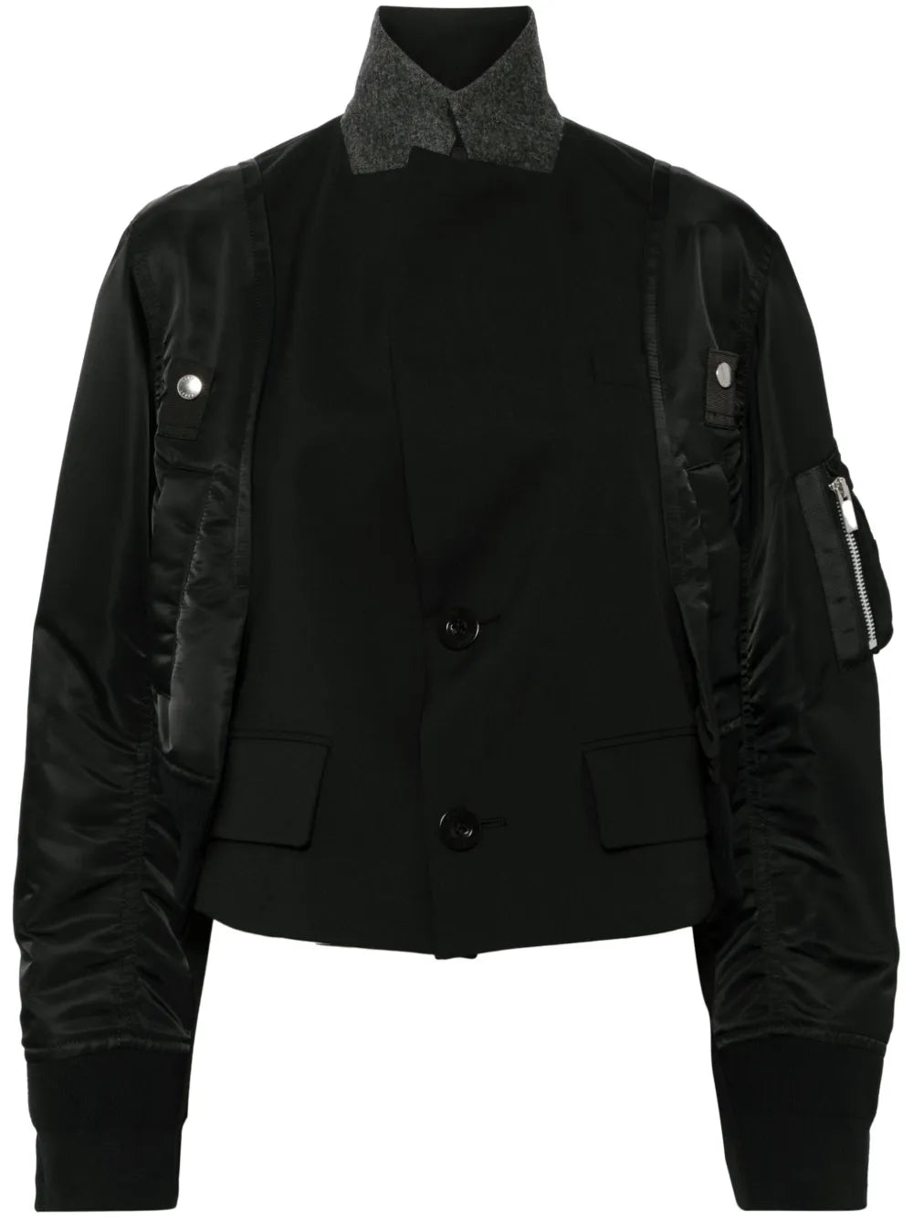 Panelled Bomber Jacket