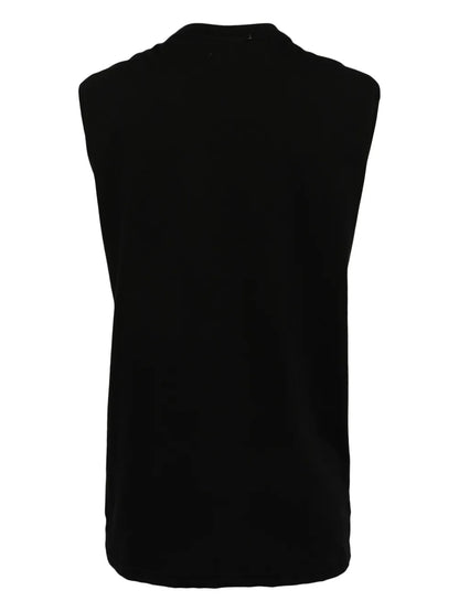 Distressed Cotton Tank Top
