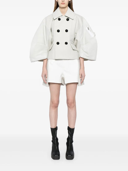 Two-Tone Panelled Shorts