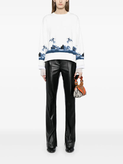 Graphic-Print Cotton Sweatshirt