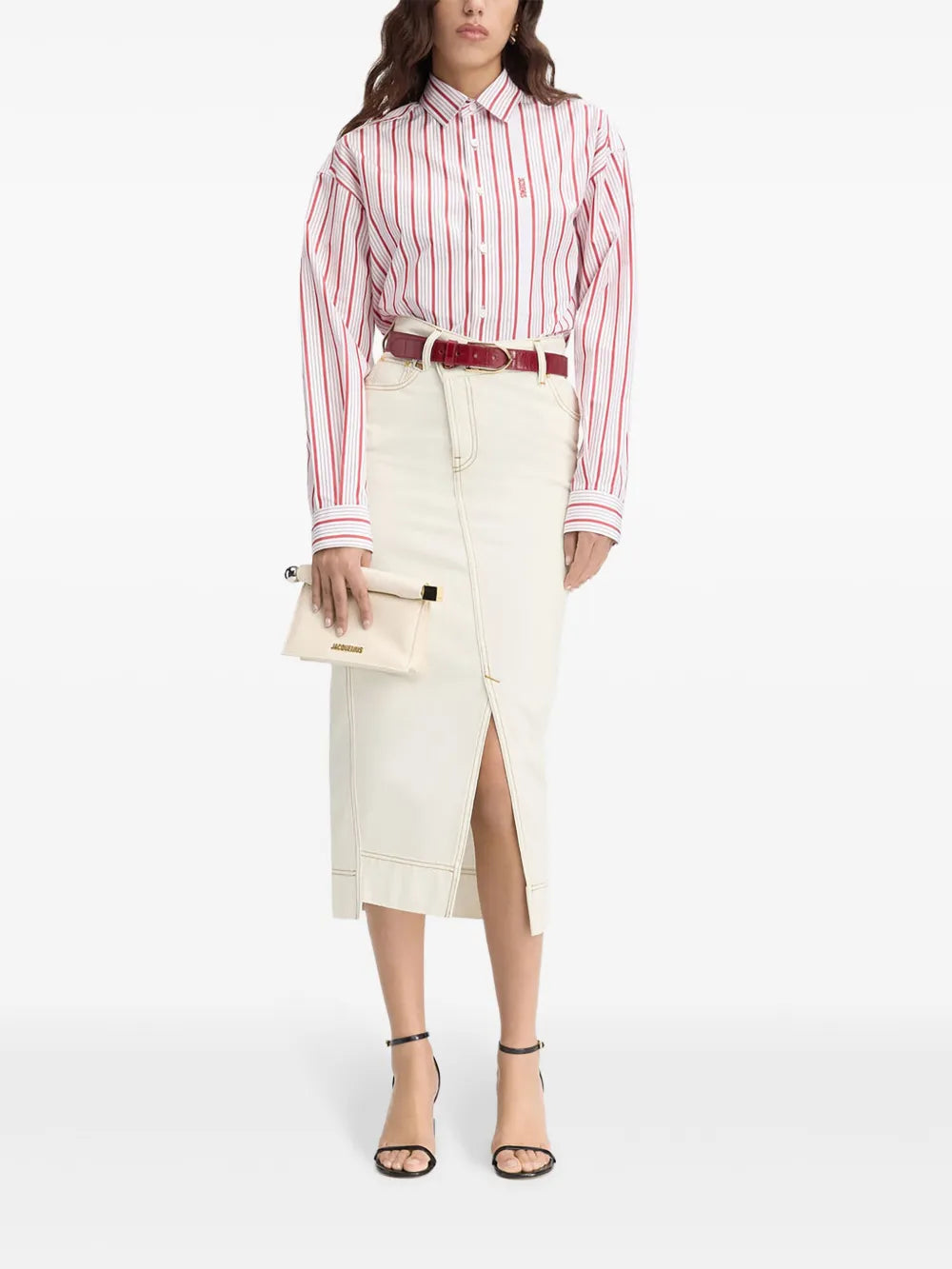 La Jupe De-Nîmes Midi Skirt
