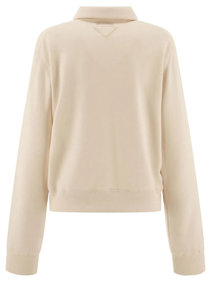 Logo-Embroidered Long-Sleeved Polo Shirt