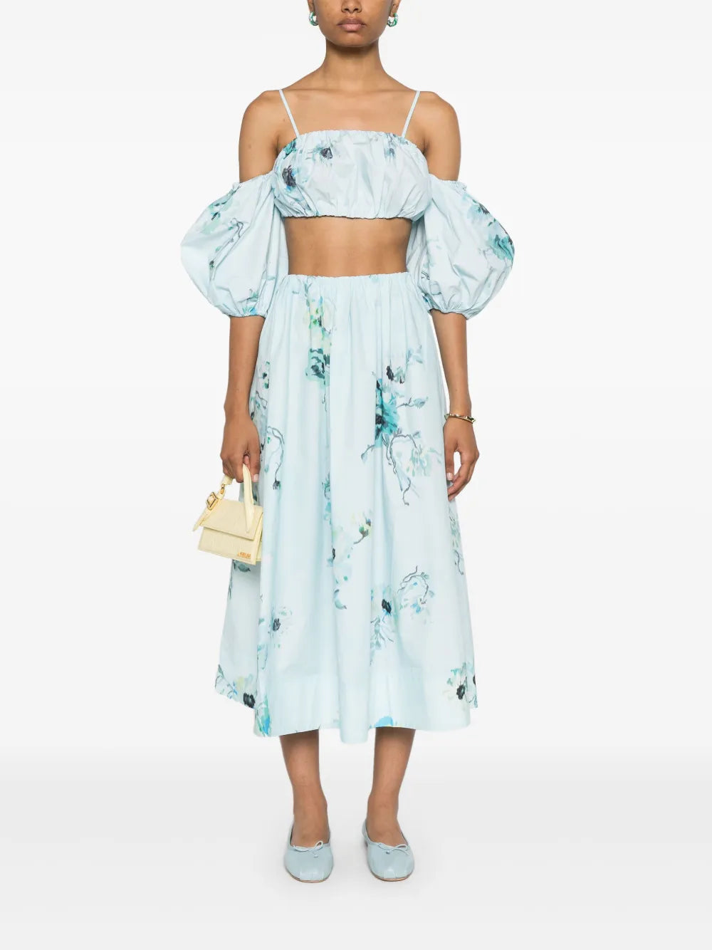 Lightburst Floral-Print Top