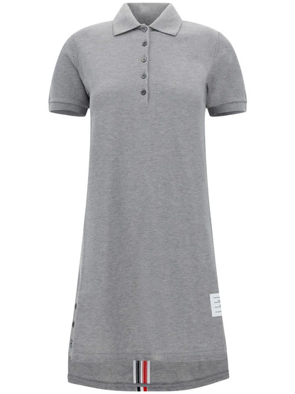 Rwb-Stripe Midi Polo Dress