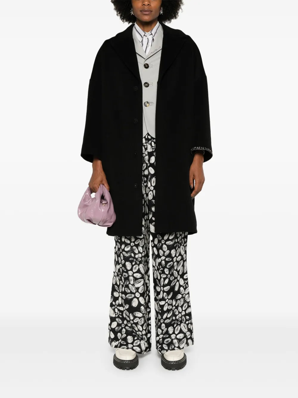 Felted Midi Coat