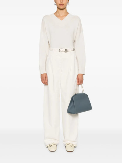 Baggy Pleated Jeans