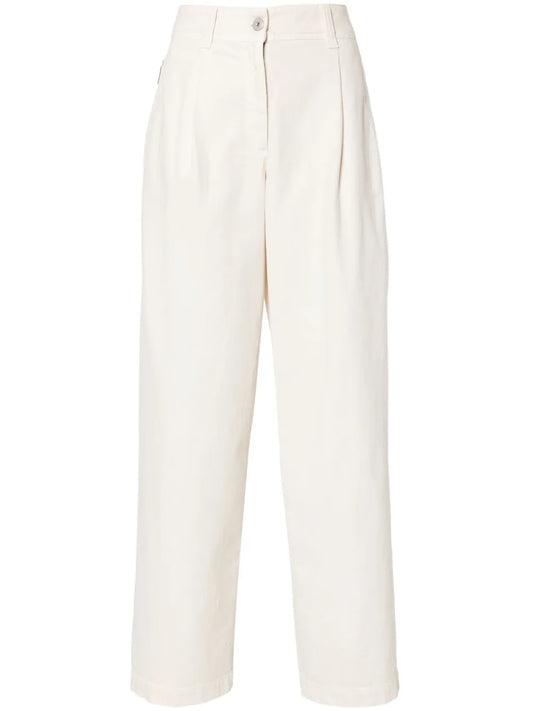 Baggy Pleated Jeans