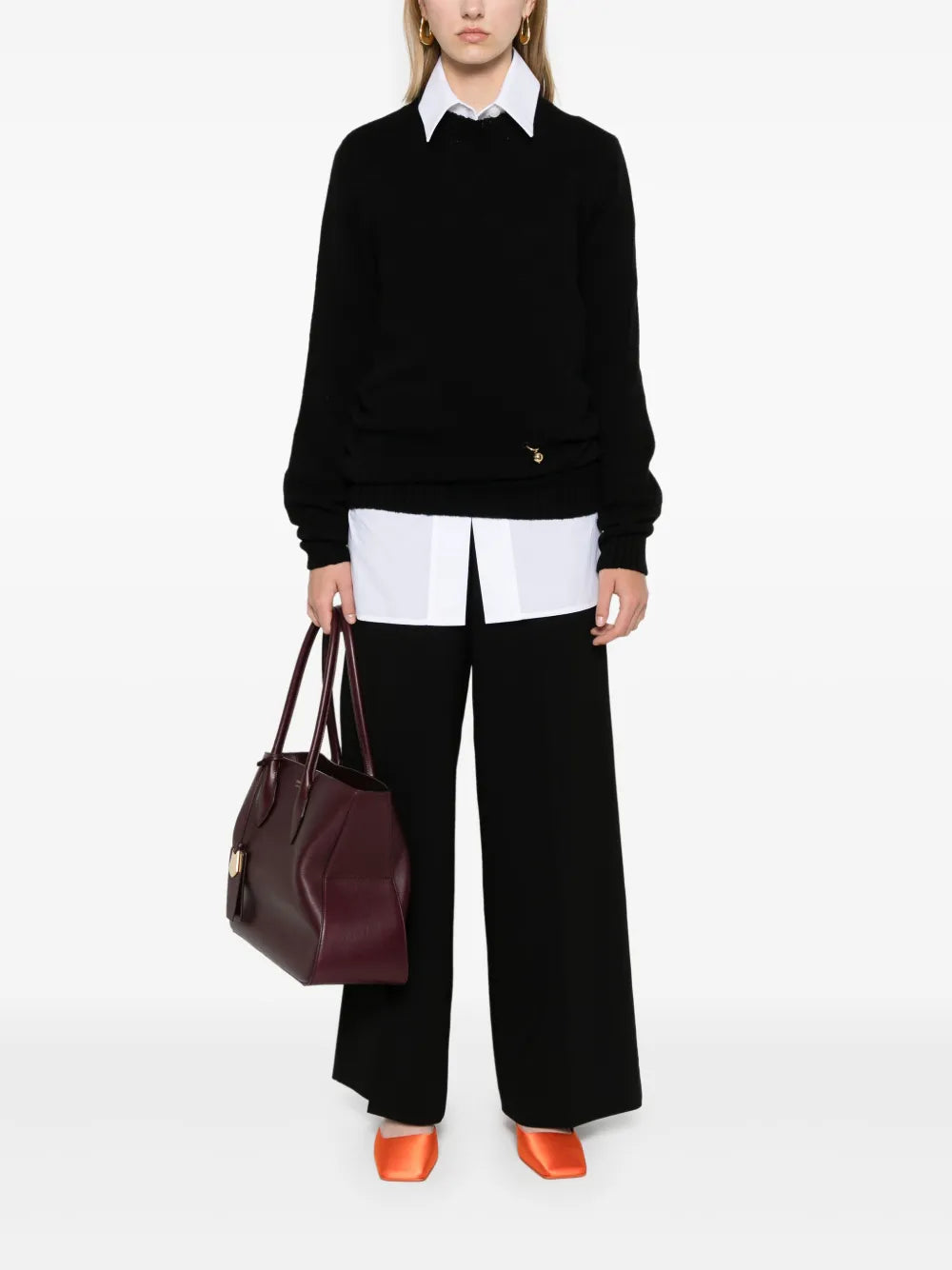 Piercing-Detail Jumper