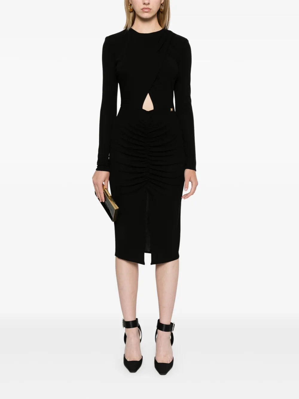 Draped Midi Dress