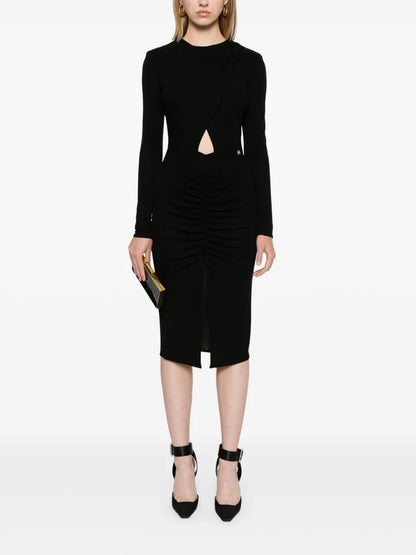 Draped Midi Dress