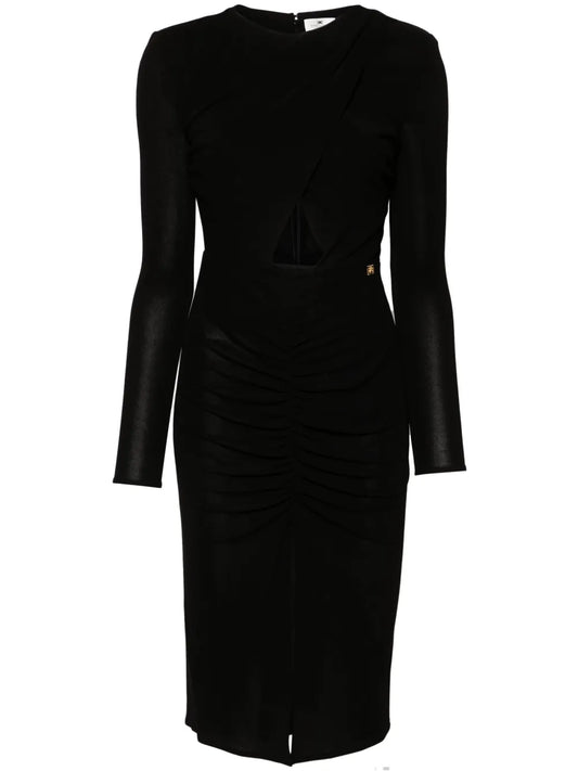 Draped Midi Dress