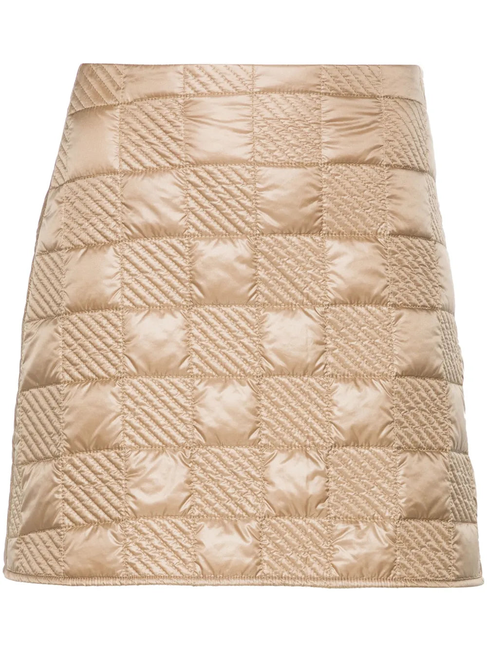 Logo-Patch Quilted Miniskirt