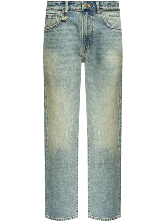 Logo-Appliqué Straight Jeans