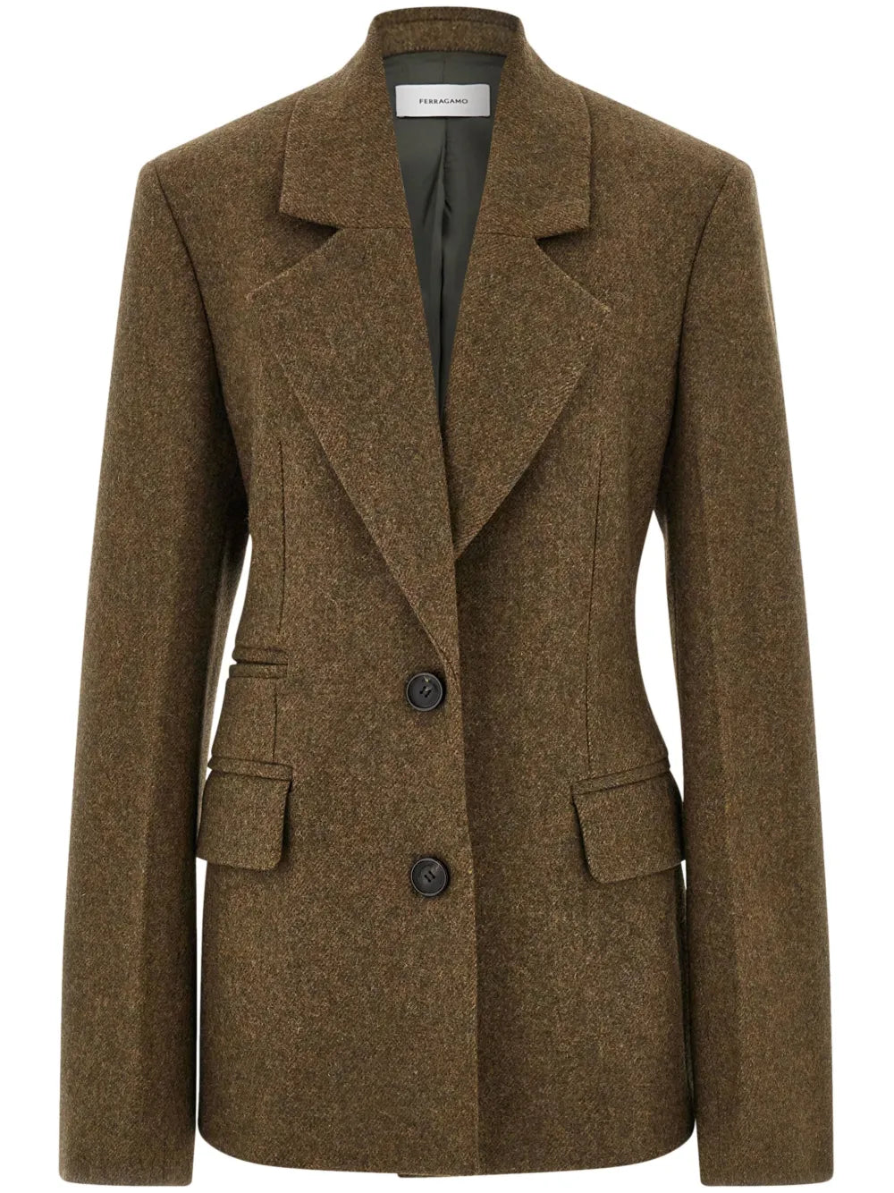 Single-Breasted Virgin-Wool Blazer