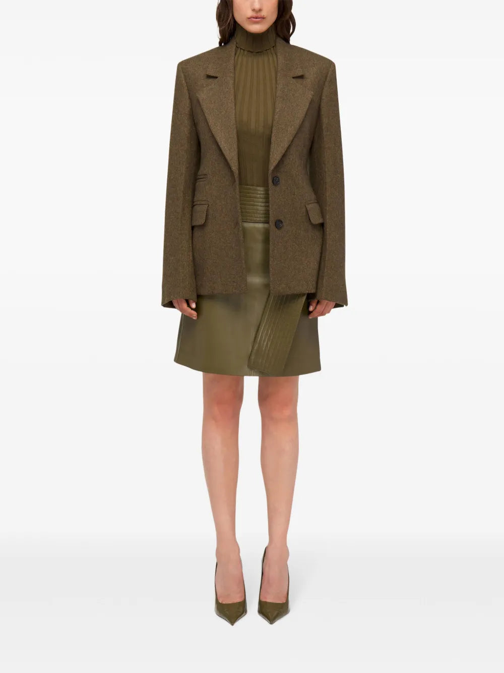 Single-Breasted Virgin-Wool Blazer