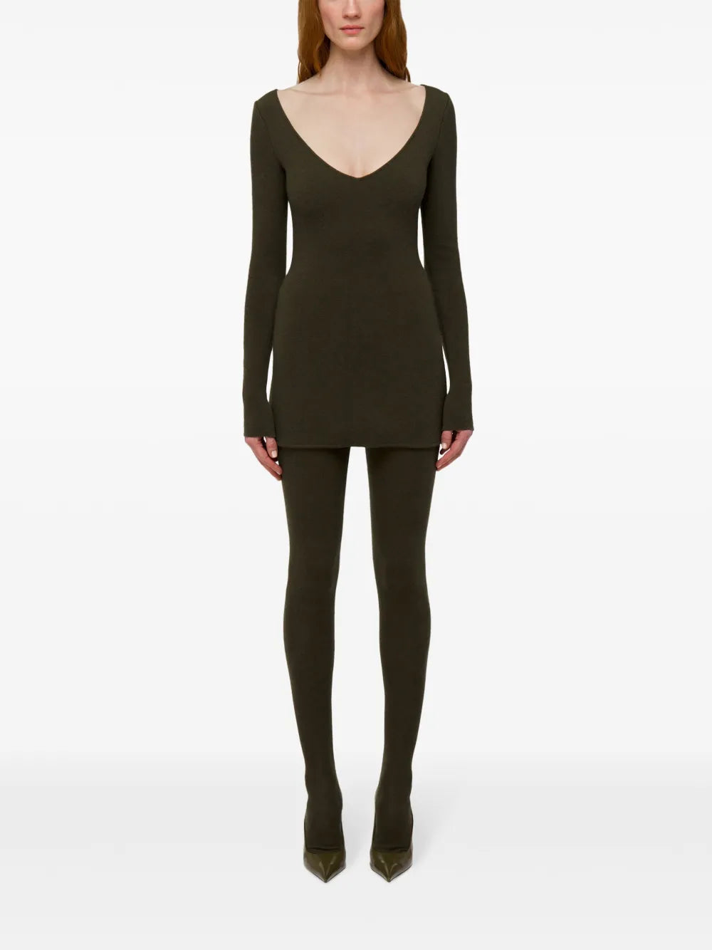 Virgin Wool-Blend Knitted Dress