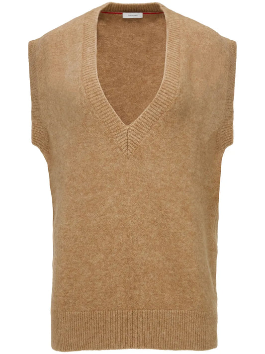 V-Neck Ribbed Vest