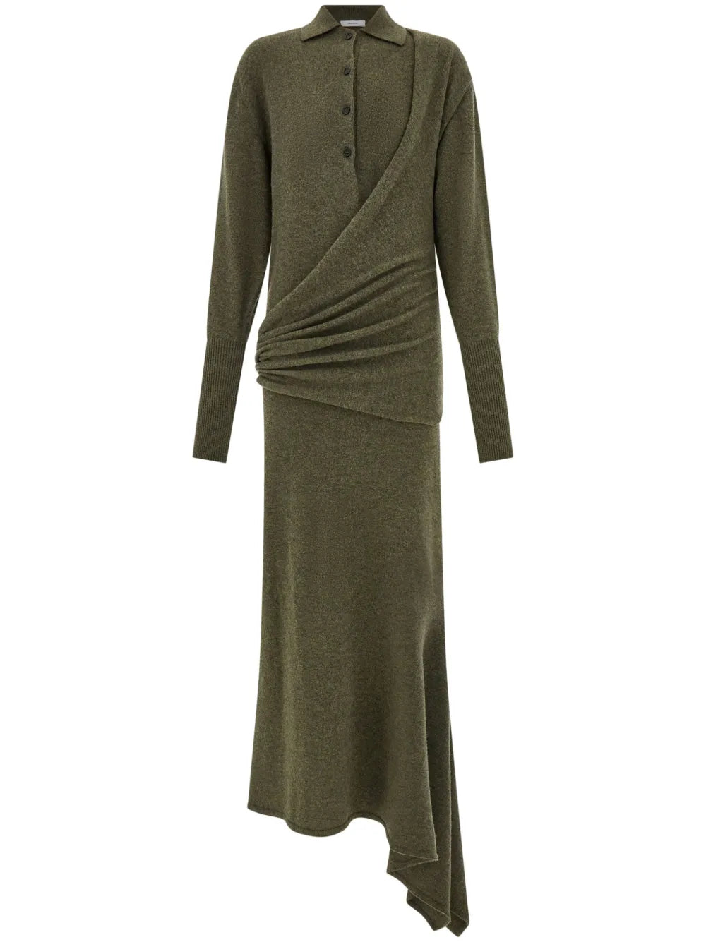 Asymmetric Knitted Dress