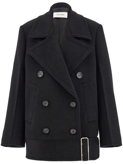 Brushed-Finish Peacoat