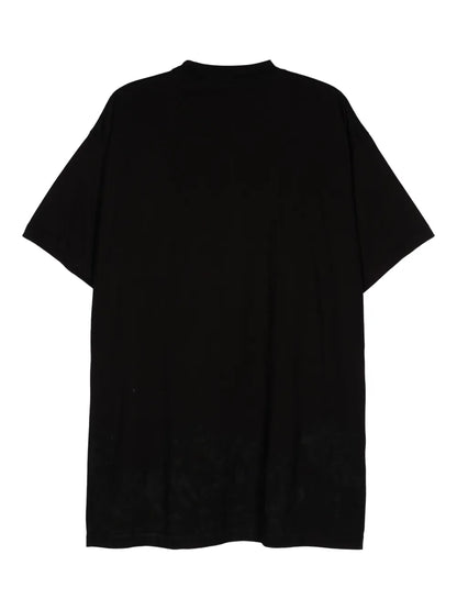 Metal Bb Stencil Cotton T-Shirt