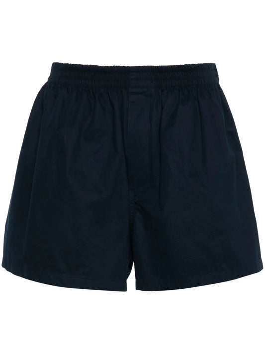 Elasticated-Waist Cotton Shorts