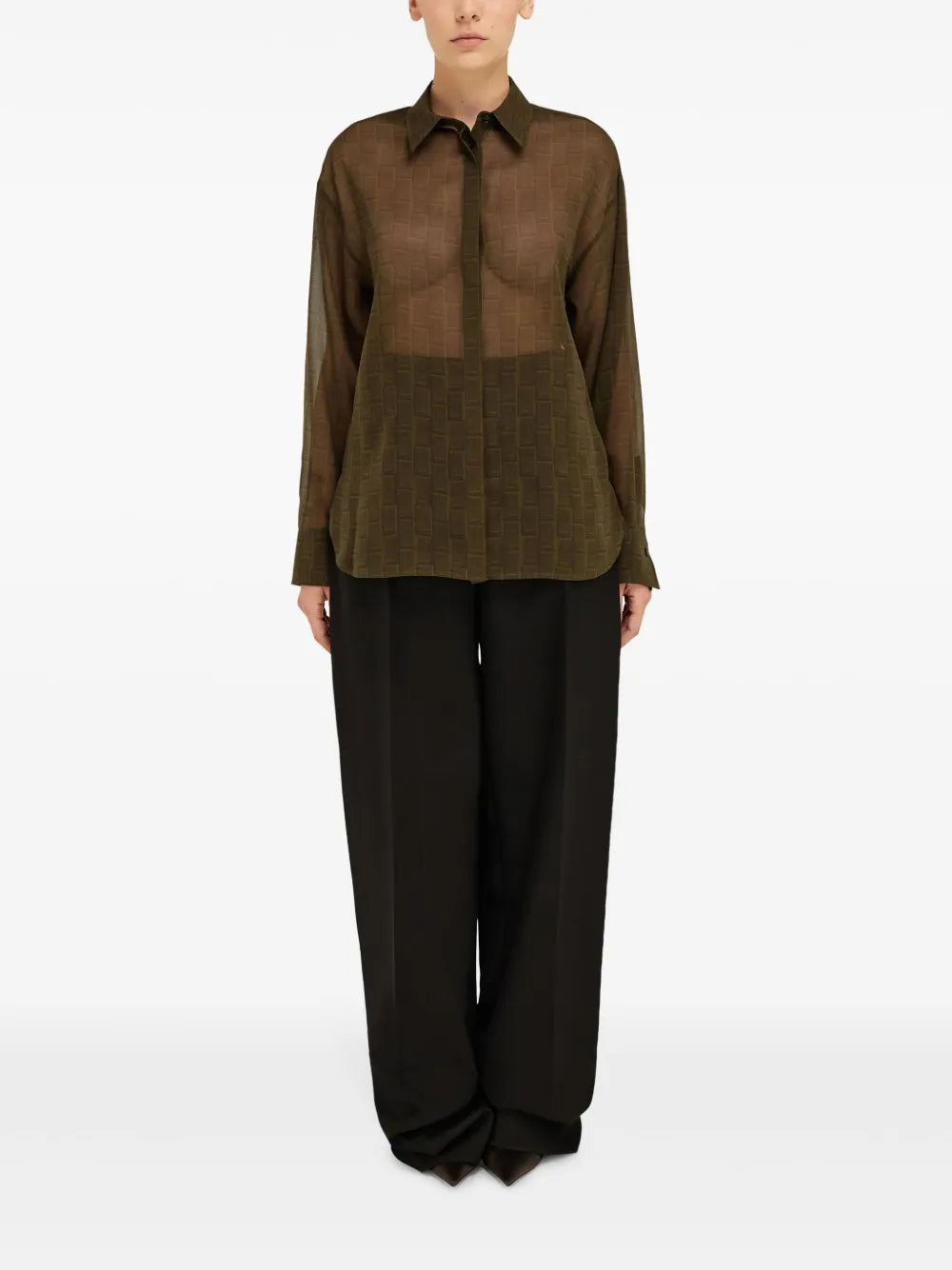 Monogram Silk Shirt