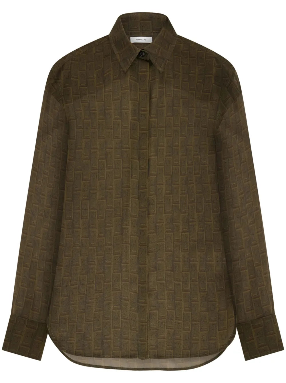 Monogram Silk Shirt