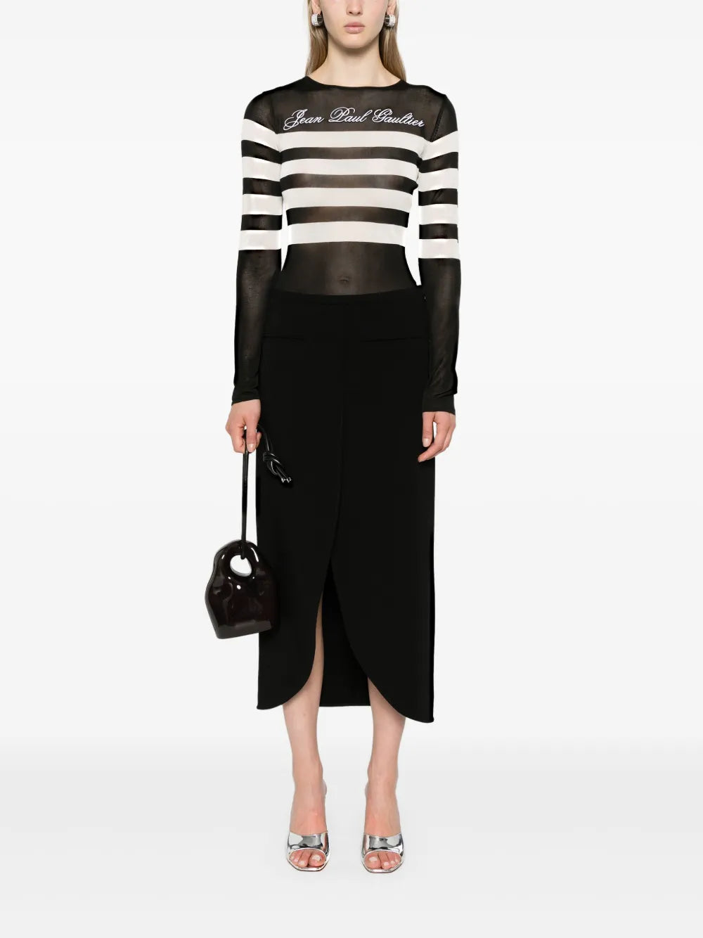 Logo-Embroidered Striped Jumper