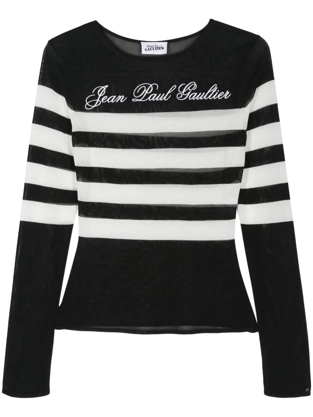 Logo-Embroidered Striped Jumper