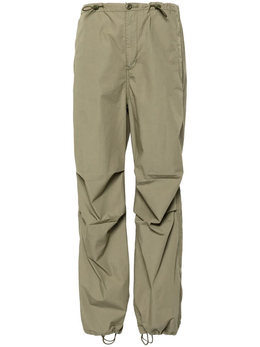 Cotton Parachute Wide Trousers