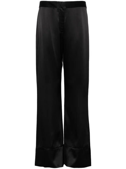 Oversized Silk Trousers