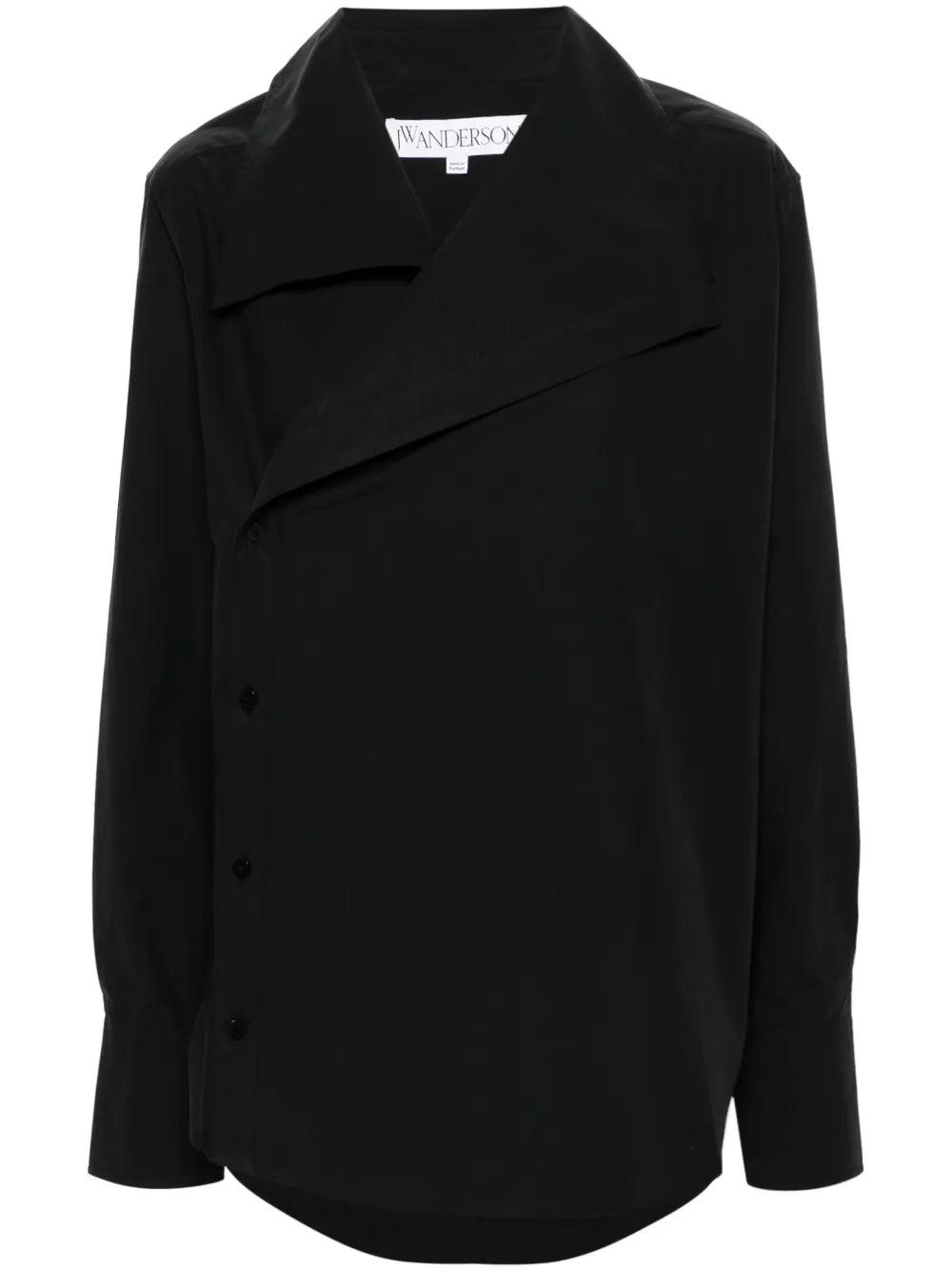 Asymmetric Poplin Shirt