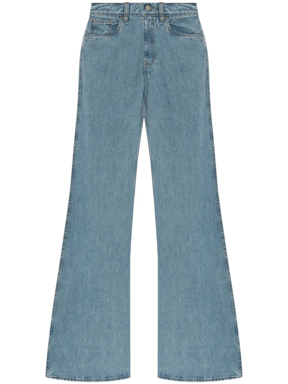 Wide-Leg Mid-Rise Jeans