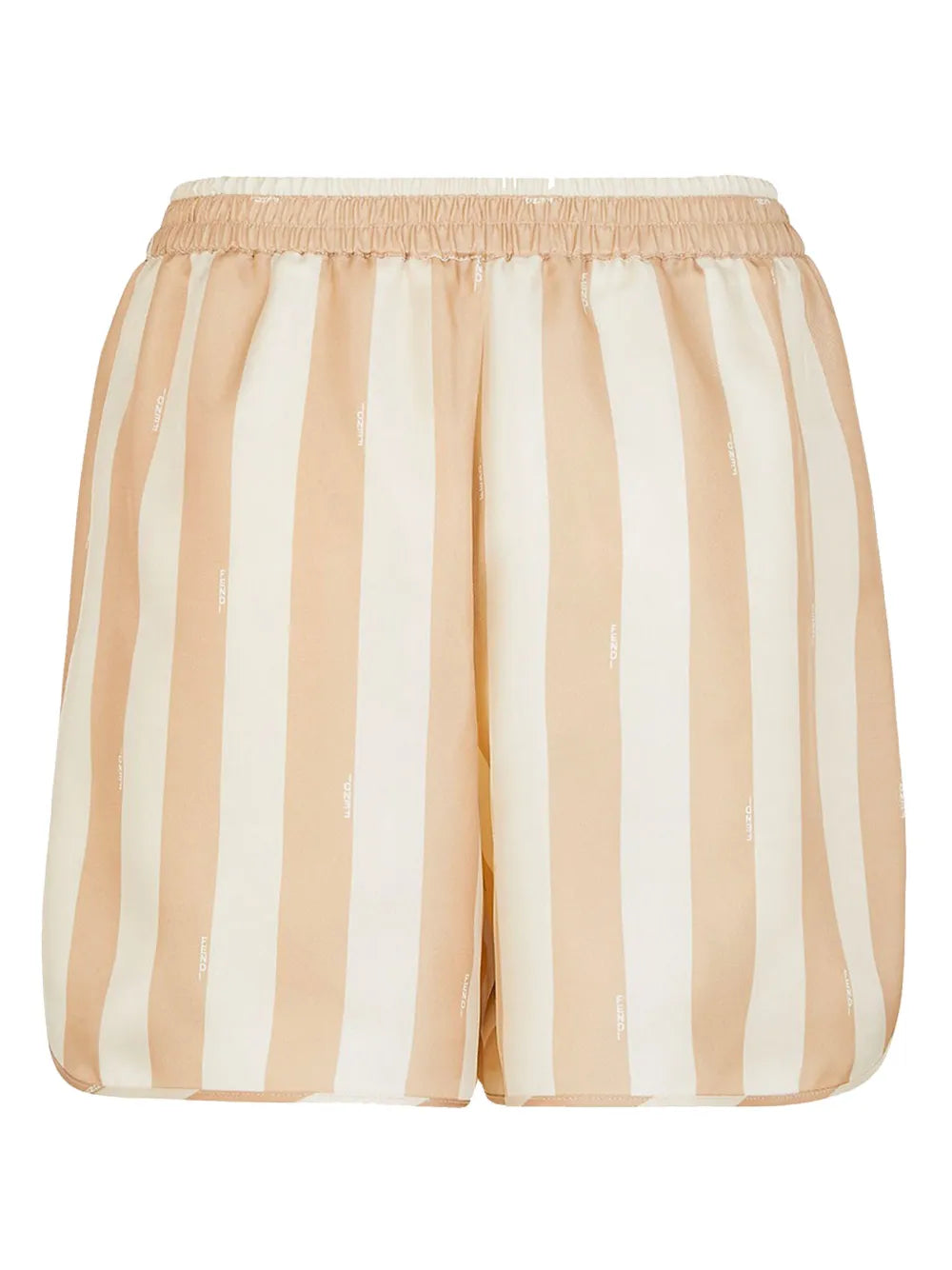 Striped Silk Shorts