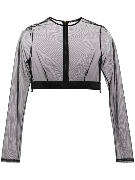 Illusion Cropped Top