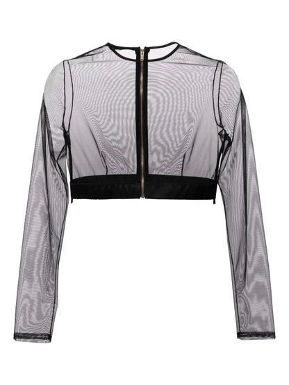 Illusion Cropped Top