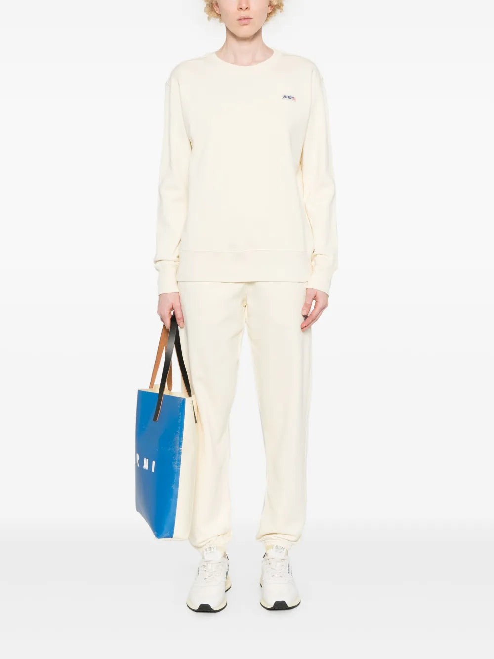 Logo-Patch Cotton Sweatshirt