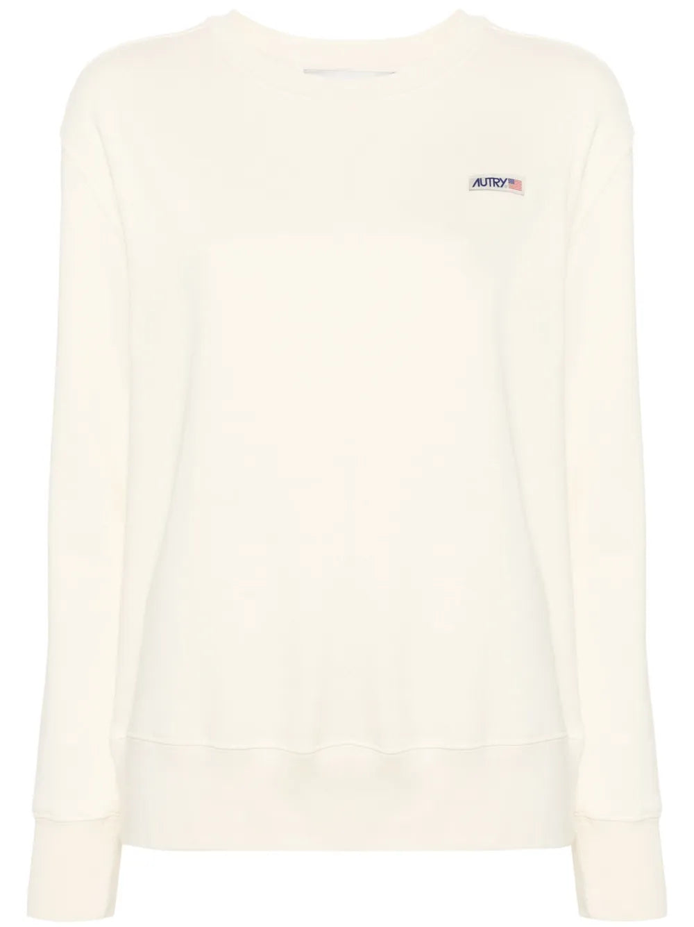 Logo-Patch Cotton Sweatshirt